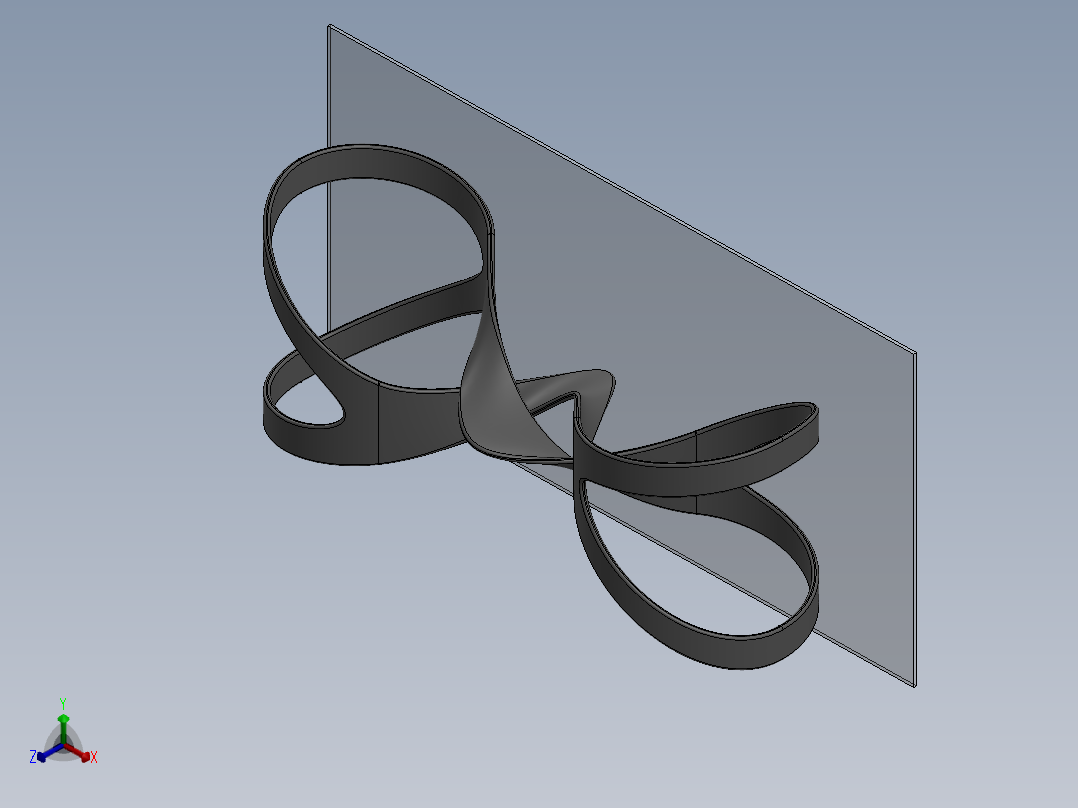 电脑桌(12)正等轴测图