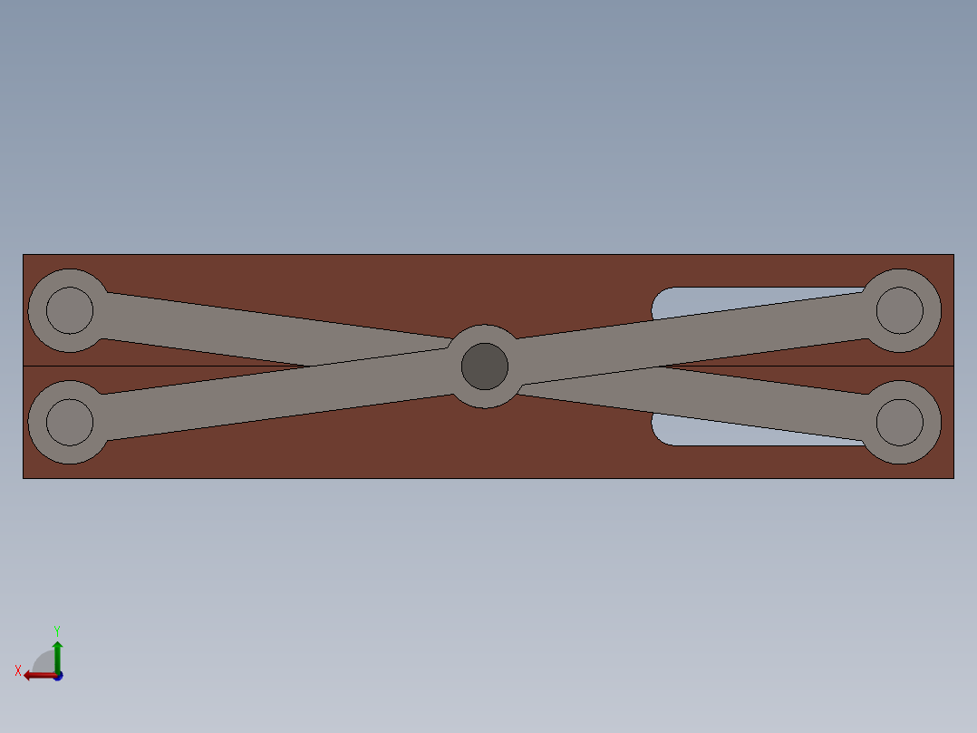 剪式升降台后视图