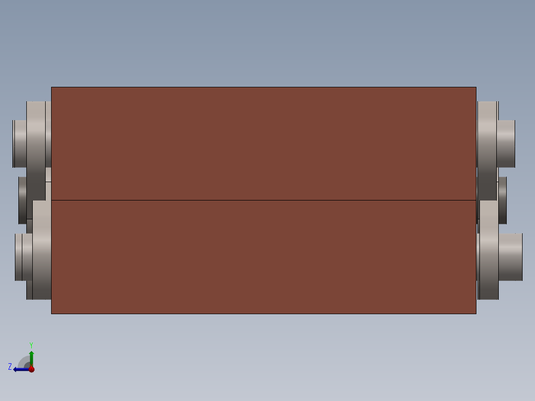 剪式升降台右视图