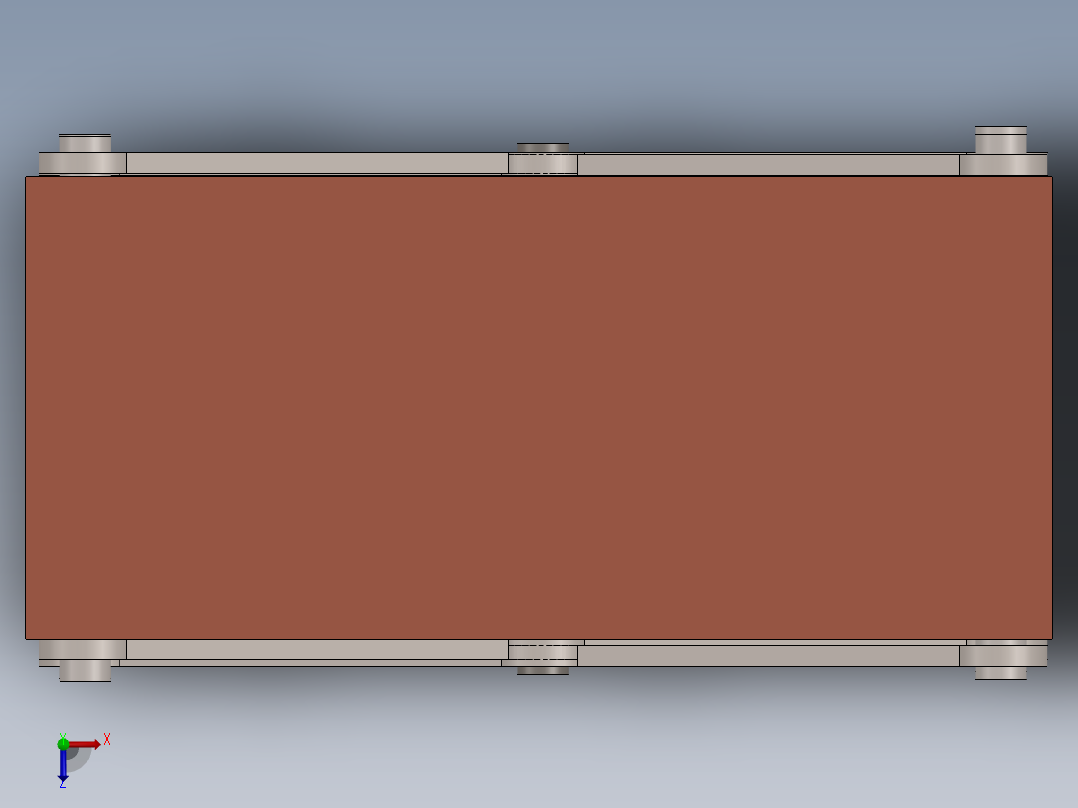 剪式升降台俯视图