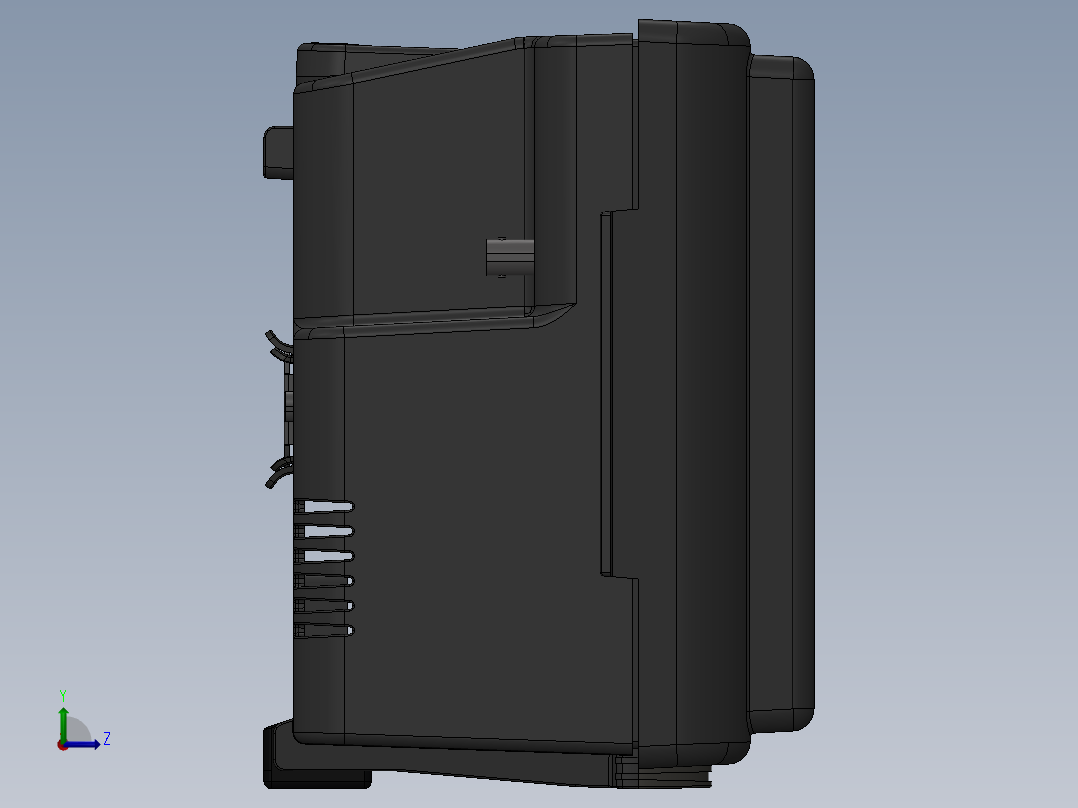 示波器(5)左视图