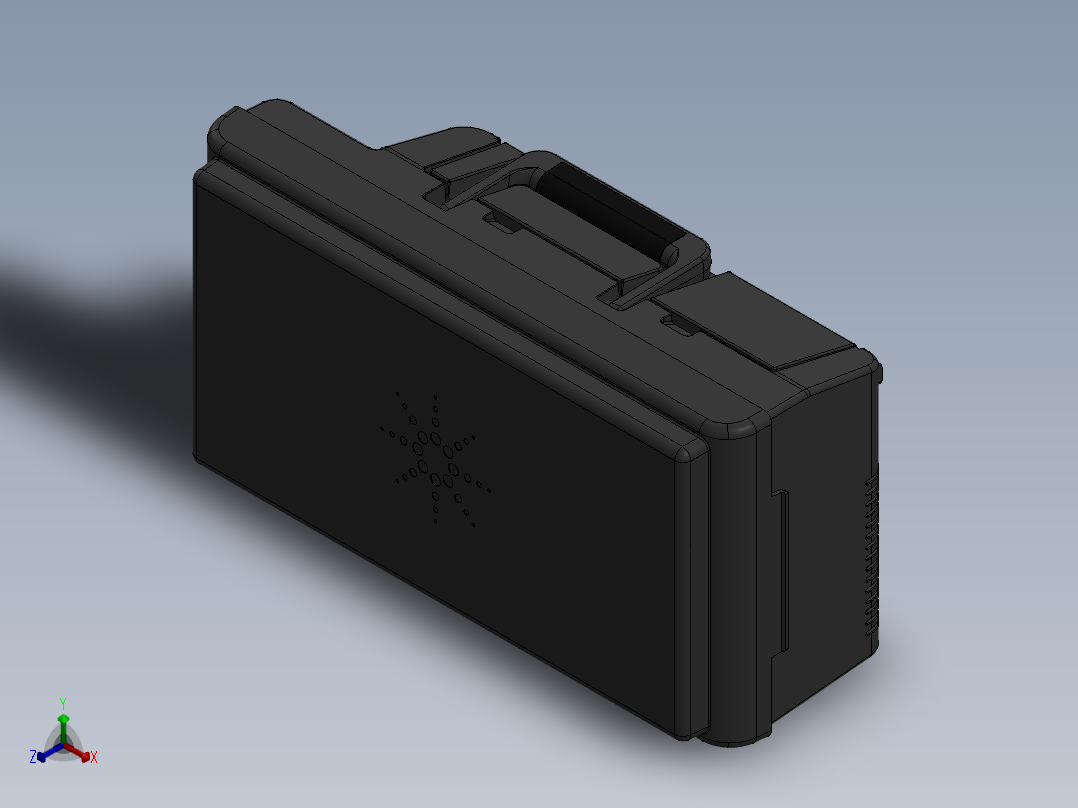 示波器(5)正等轴测图