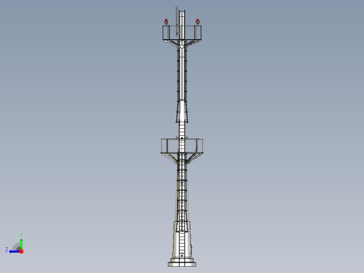 A2004998-自立式烟囱 直径 350右视缩略图