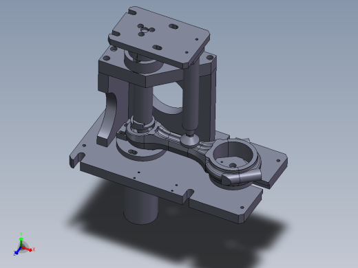 汽车连杆压套工装