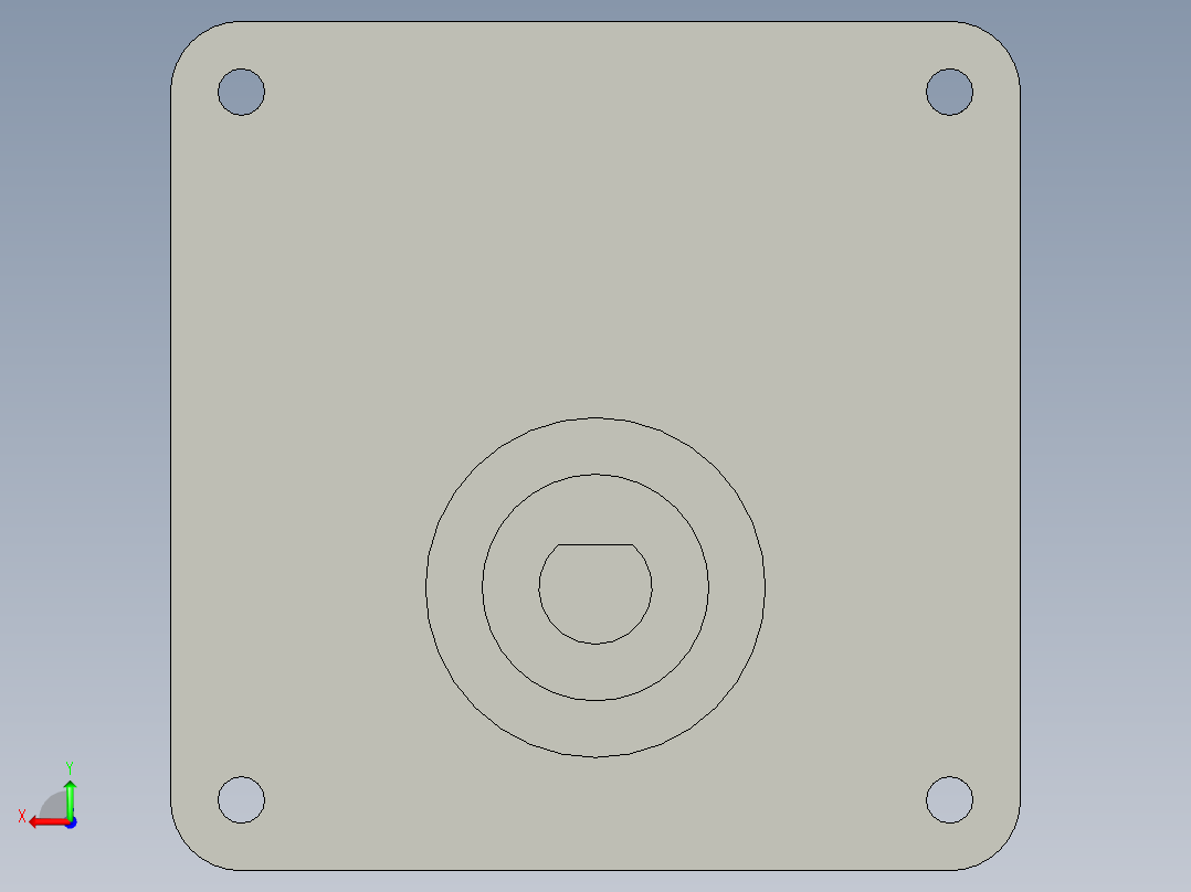 ZGB60FE-24V16R直流微型齿轮箱电机后视图