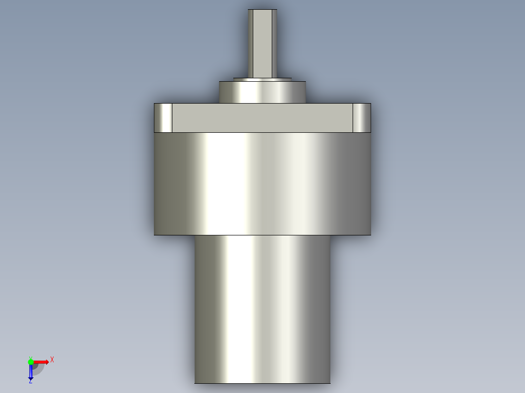 ZGB60FE-24V16R直流微型齿轮箱电机俯视图