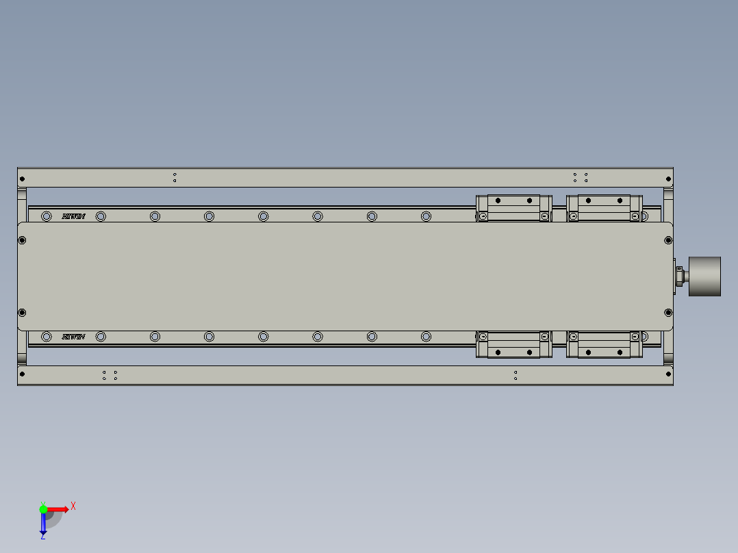 自搭手摇模组俯视图