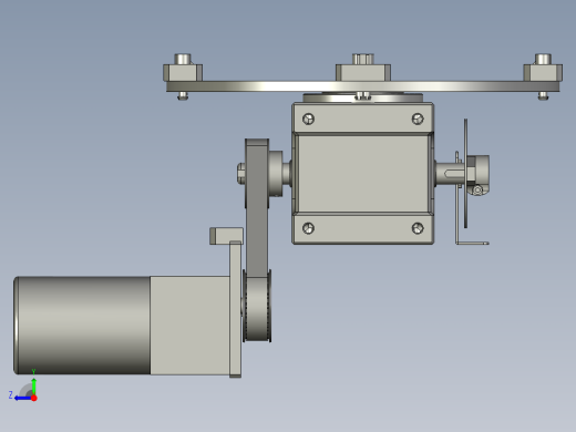 转盘机构装配体(Y)右视缩略图