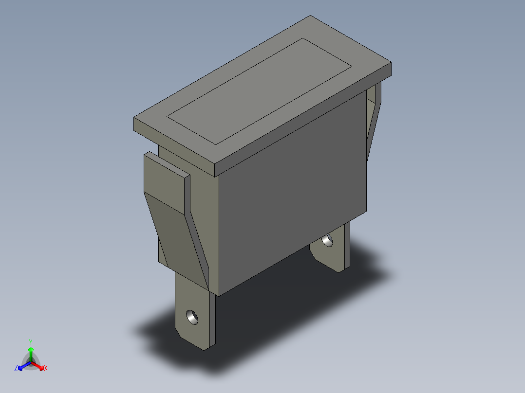 指示灯红色SK1-11_soken正等轴测图