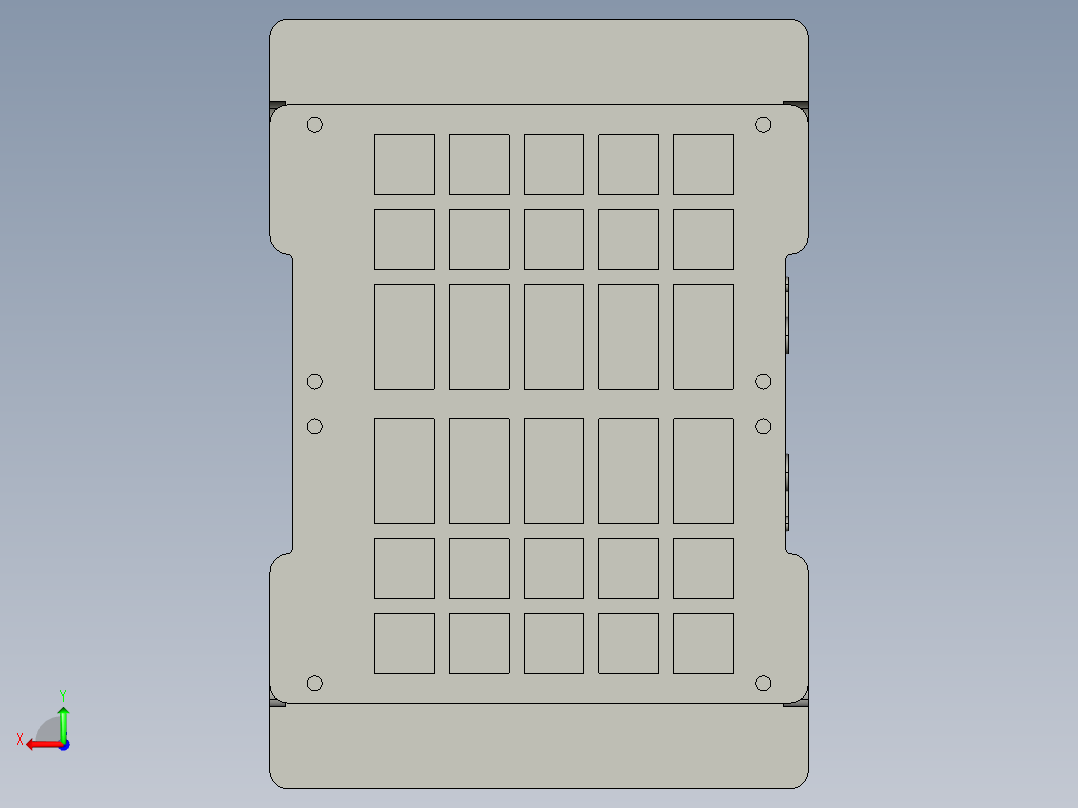 小型去湿器吸湿除潮室内后视图