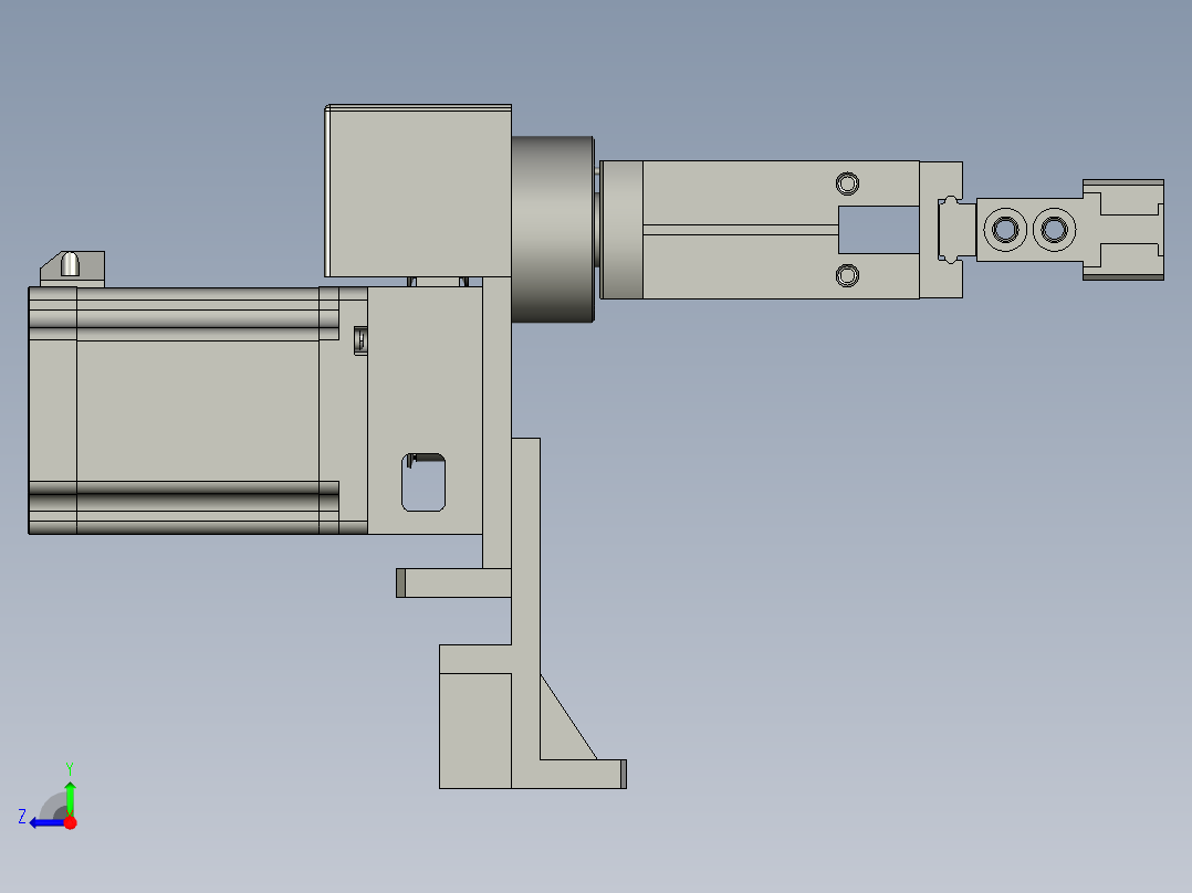 LXYC-BOSS-020200转轴组件装配右视图