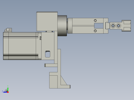 LXYC-BOSS-020200转轴组件装配右视缩略图