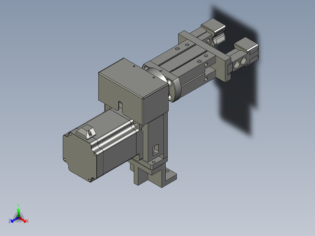 LXYC-BOSS-020200转轴组件装配正等轴测图