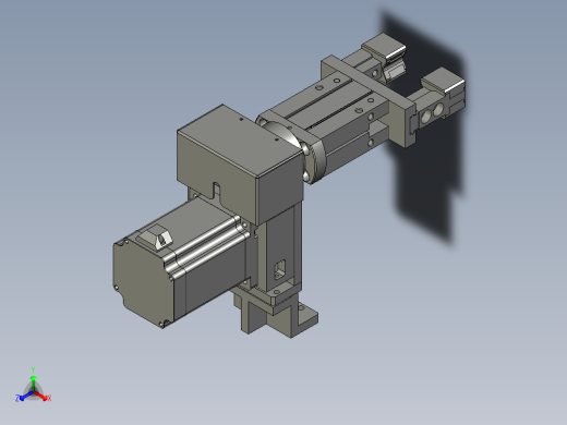 LXYC-BOSS-020200转轴组件装配正等轴测缩略图