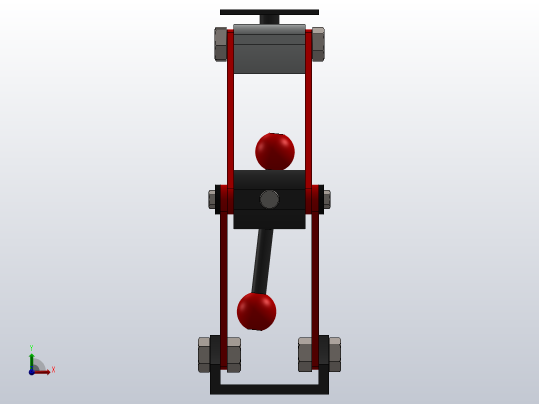 千斤顶手推车前视图