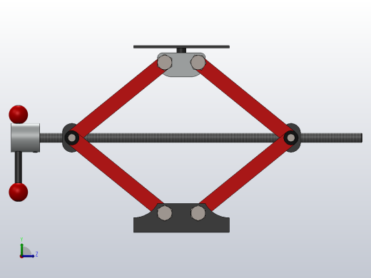 千斤顶手推车左视缩略图