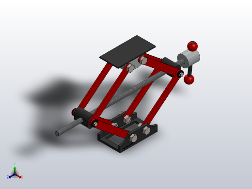 千斤顶手推车正等轴测缩略图