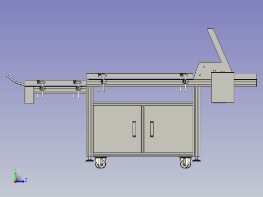 卡片分页机左视缩略图
