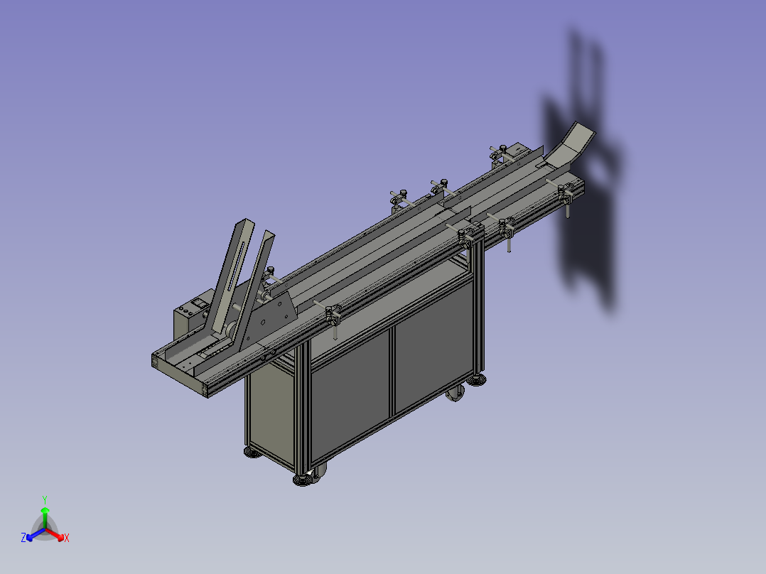 卡片分页机正等轴测图