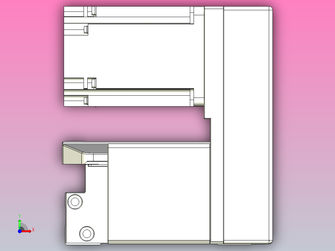 机器人皮带驱动直线轴TPA-GCB-150-P80-L500-RU-M75-N3前视图