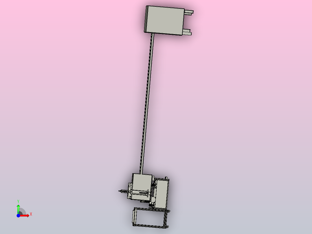整机产品倍速链前视图
