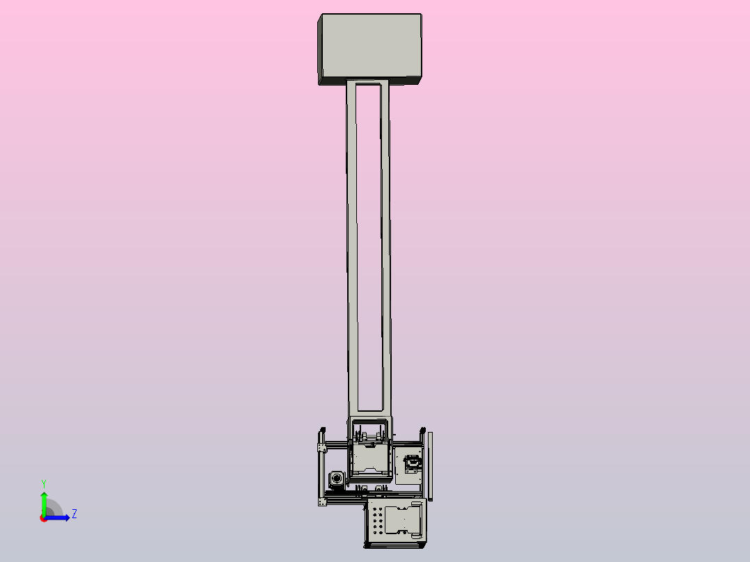 整机产品倍速链左视图