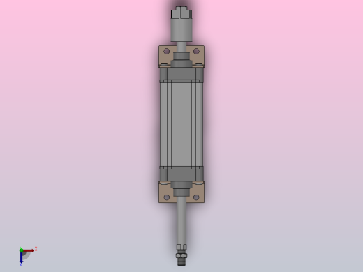 SEJ双轴复动行程可调型气缸SEJ 100×160-50-S俯视缩略图