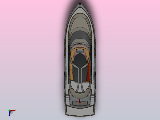 24米动力游艇俯视缩略图