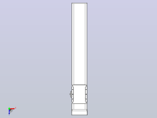 滚珠丝杠直线轴带导轨全封闭TPA-HCR-105D-1610C-L500-MP-Y-P40-N3俯视缩略图