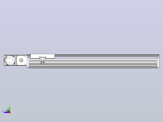皮带直线轴半封闭可选导轨TPA-HNB-202D-140-L750-ML-Y-P75-N3右视缩略图
