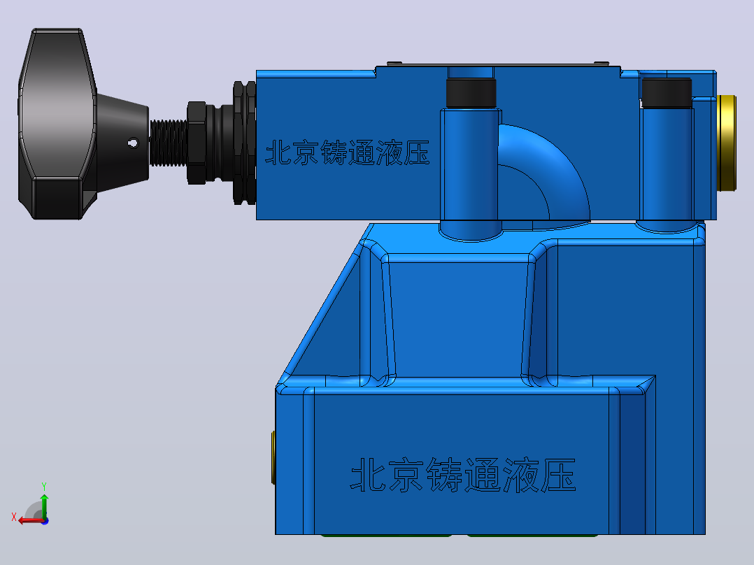 DZ20-1-M 先导式顺序阀后视图