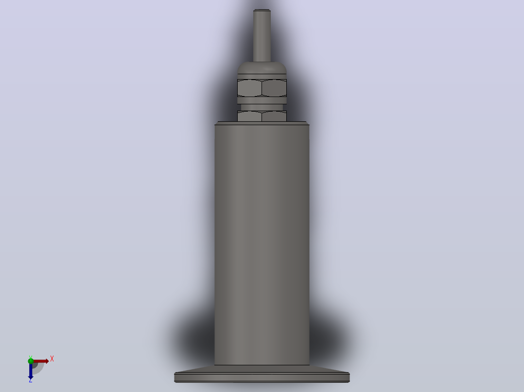 FST800-701卫生平膜型压力变送器[FST800-701(不带散热器)]俯视图
