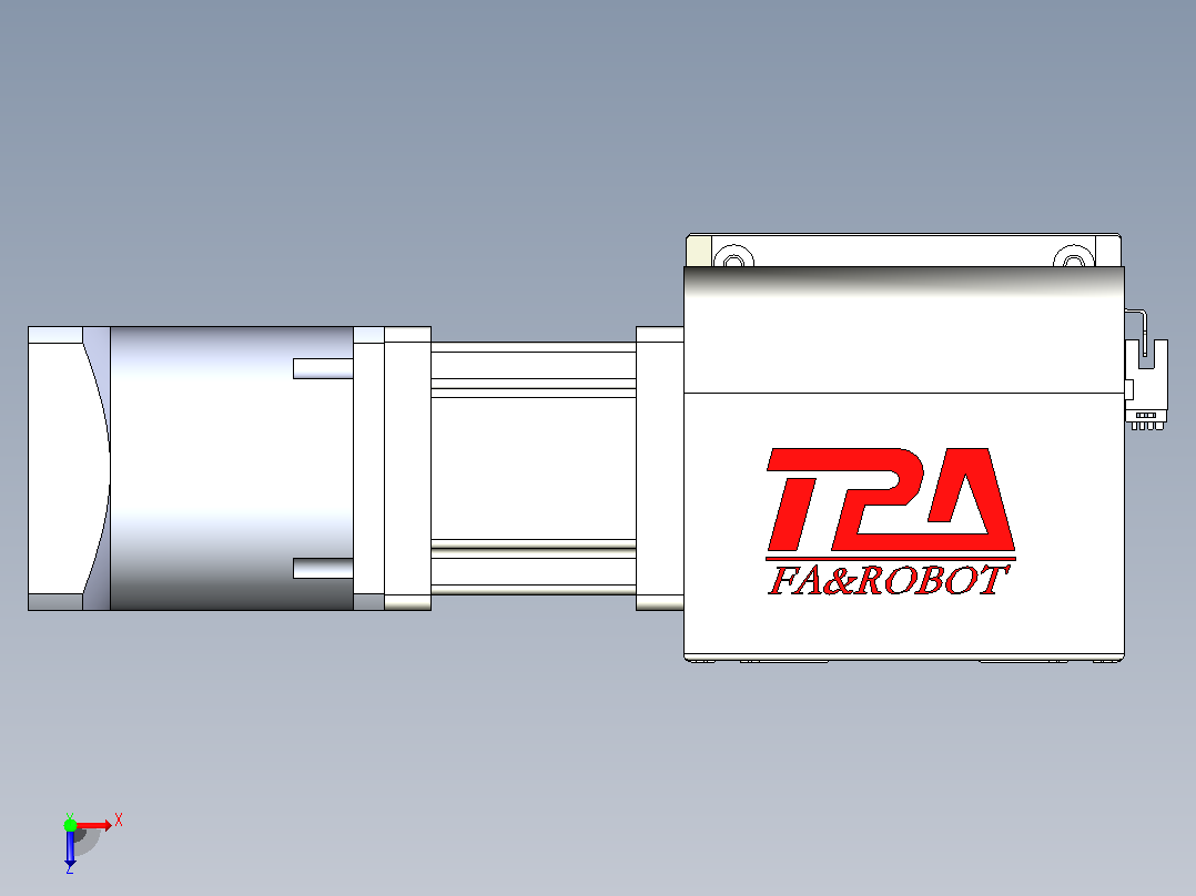 带式直线轴半闭式TPA-ONB-140-256-L5050-DL-J90-N3俯视图