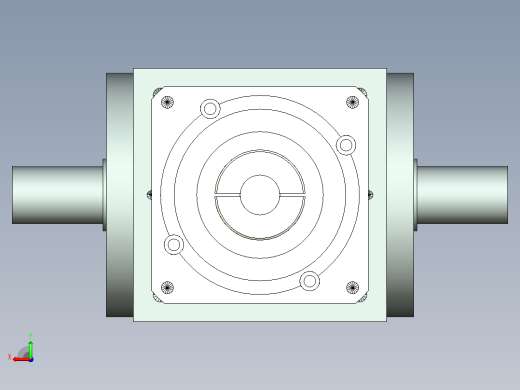 PW140双轴 PLF120-L2 22-110-145-M8转向器PW140 双轴输出 带120直齿减速机后视缩略图