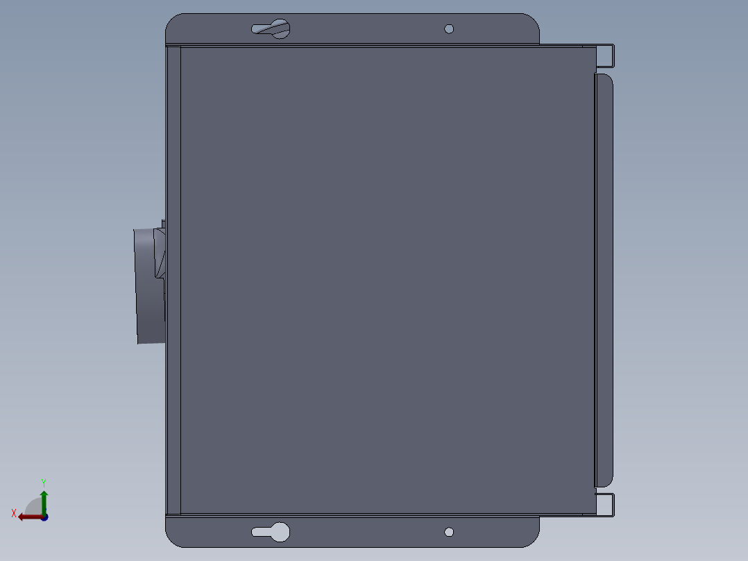 集中铆压工装后视图