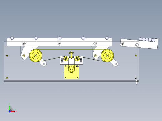 使用了偏心轴的提升转移机构前视缩略图