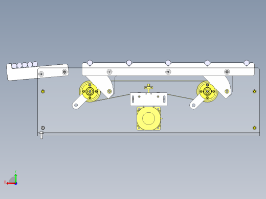 使用了偏心轴的提升转移机构后视缩略图