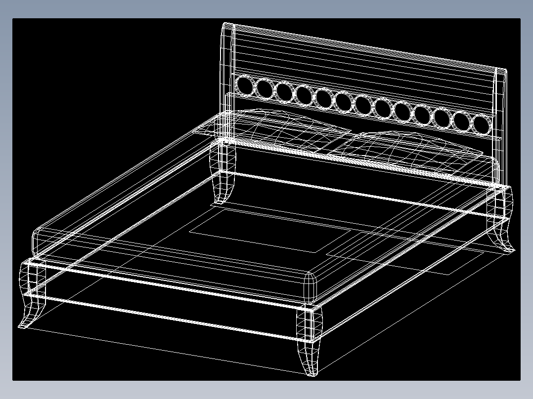室内家具和灯具等的模型十-K-B01