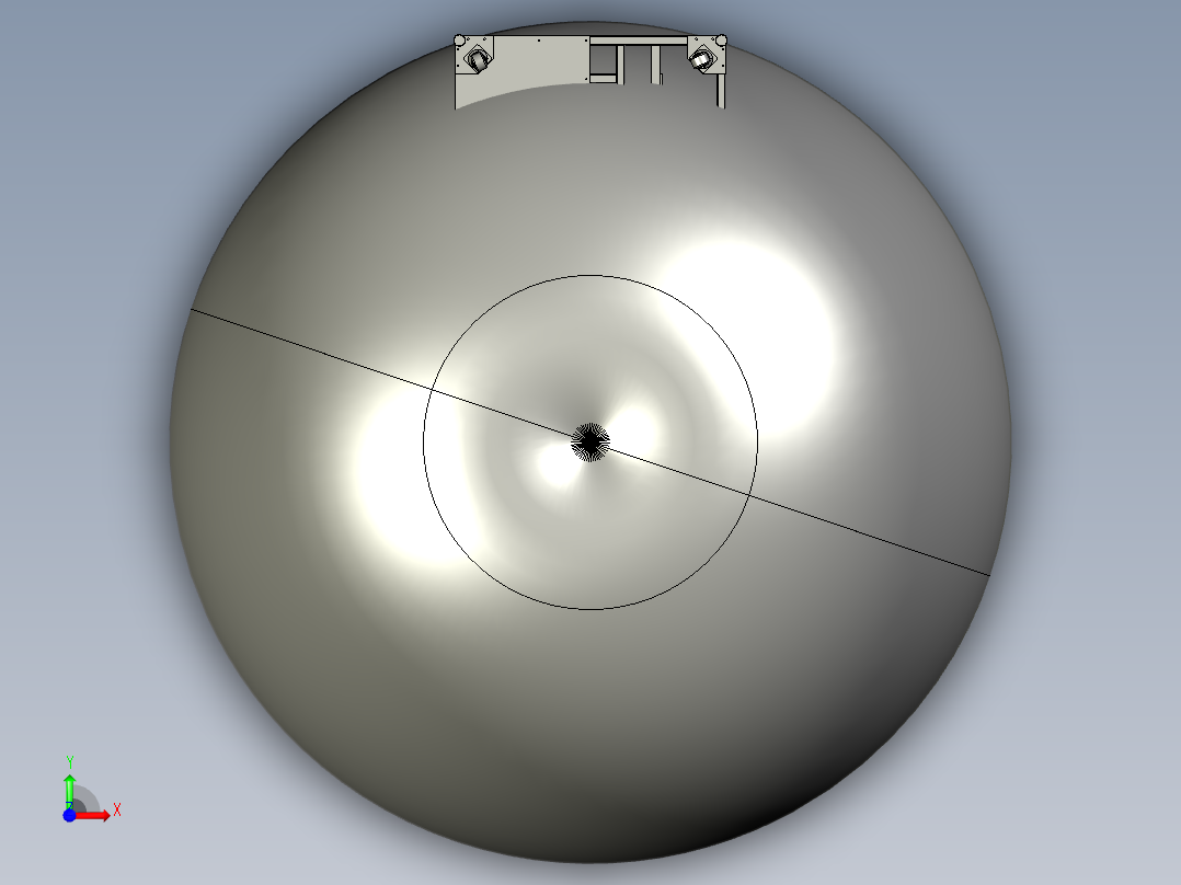 手机自动扫码设备3D图纸 STEP格式前视图