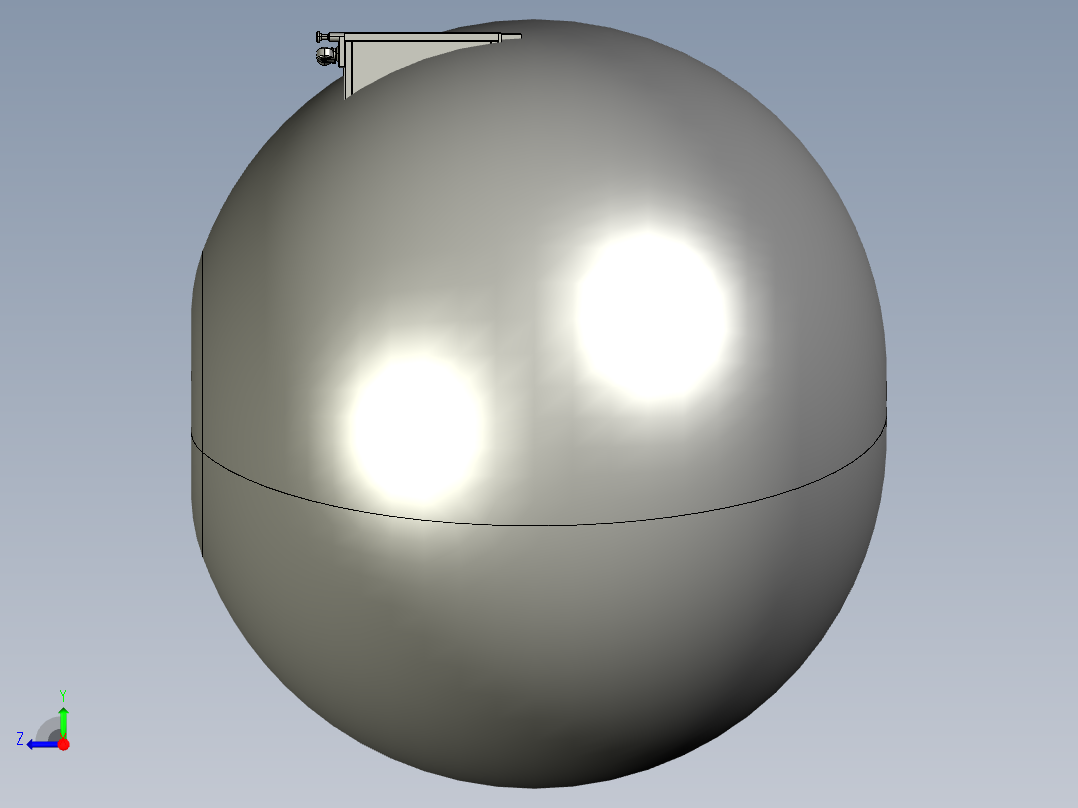 手机自动扫码设备3D图纸 STEP格式右视图