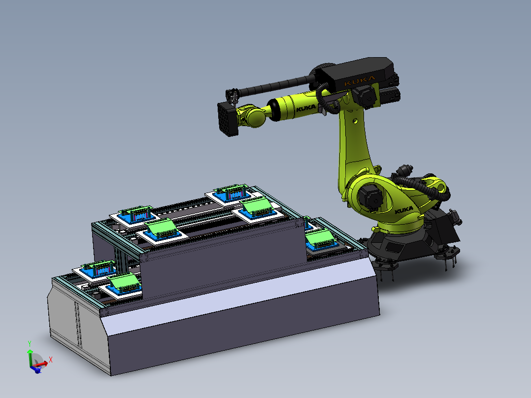 全自动上下料流水线