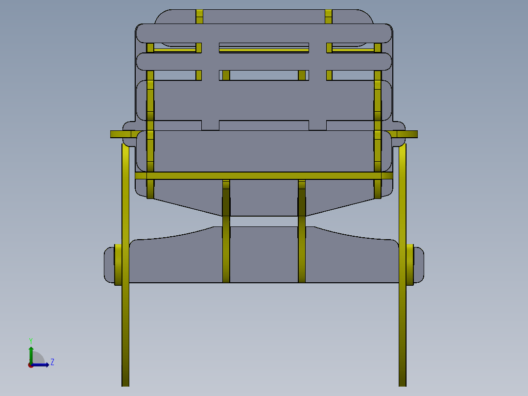 激光切割木制玩具马车模型3D图纸 Solidworks设计 附STEP IGS等左视图