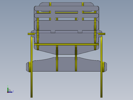 激光切割木制玩具马车模型3D图纸 Solidworks设计 附STEP IGS等左视缩略图