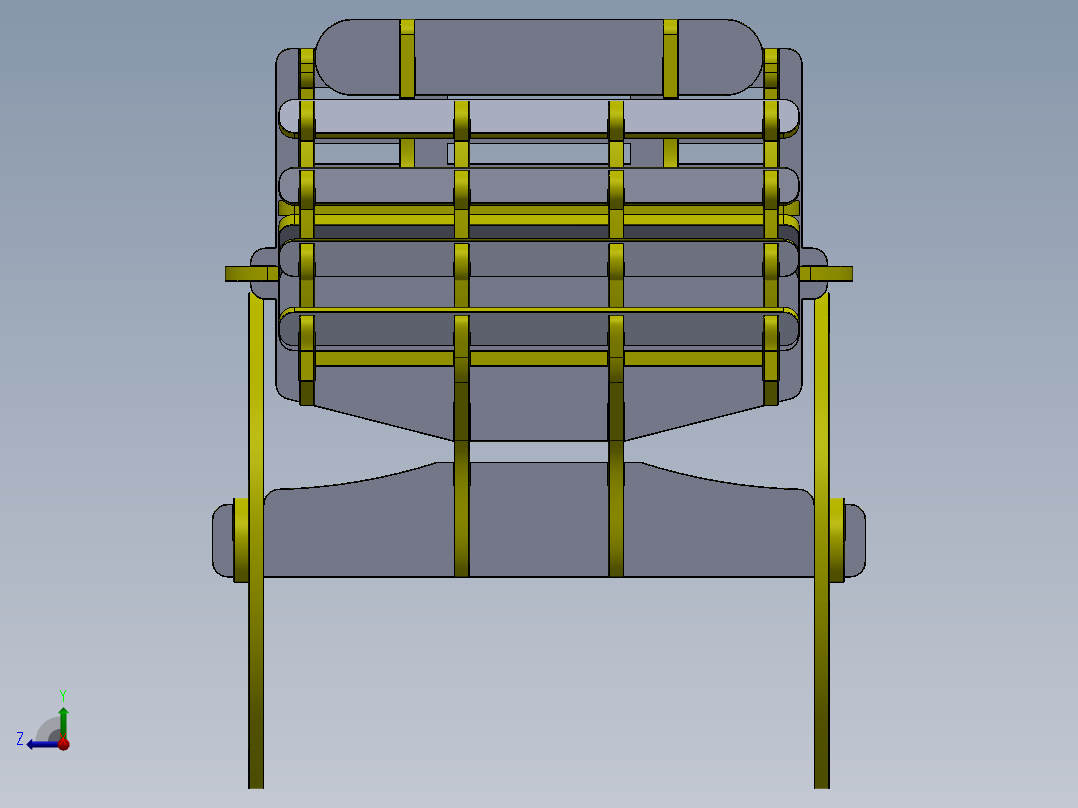 激光切割木制玩具马车模型3D图纸 Solidworks设计 附STEP IGS等右视图