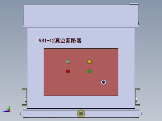 VS1-12-1250真空断路器右视缩略图