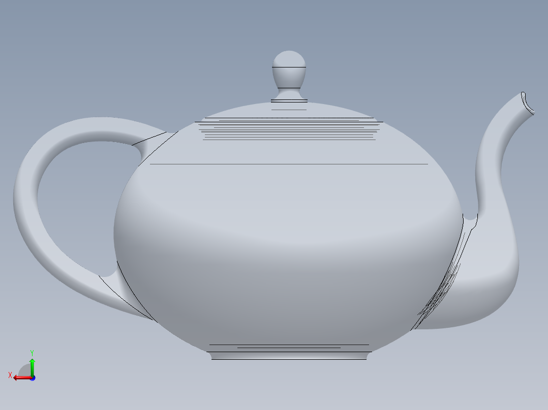 solidworks 茶几后视图