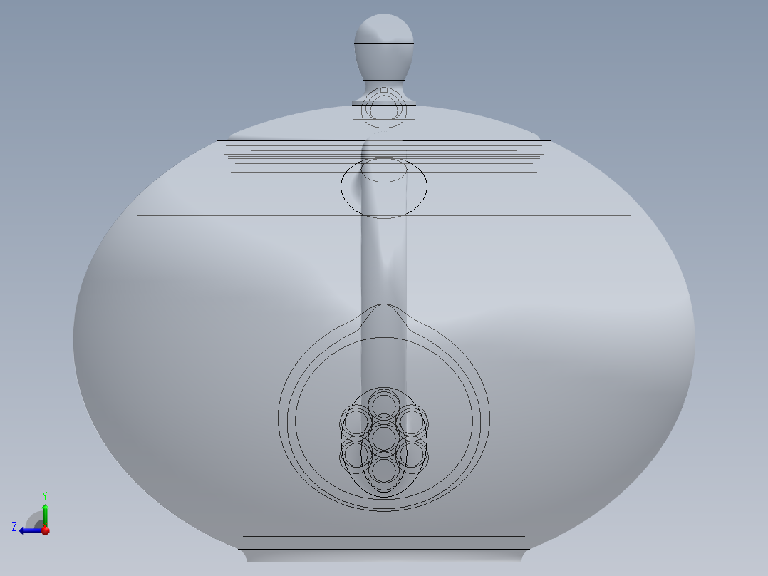 solidworks 茶几右视图