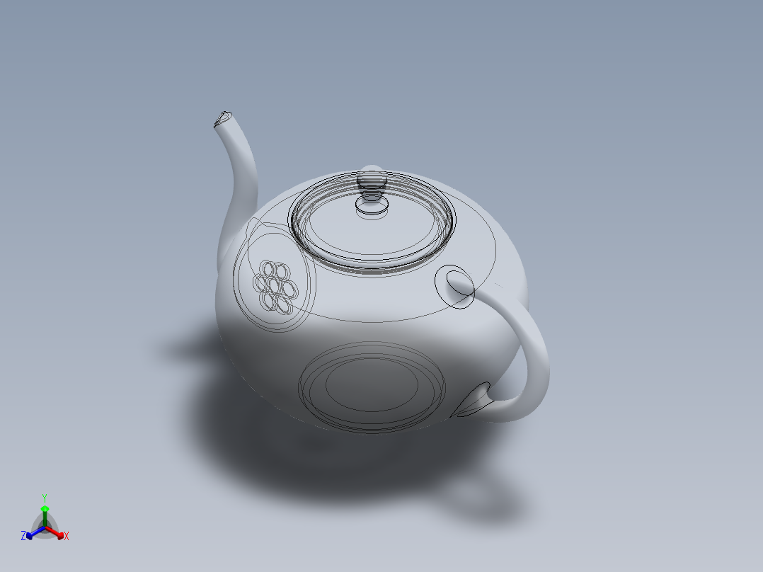 solidworks 茶几正等轴测图