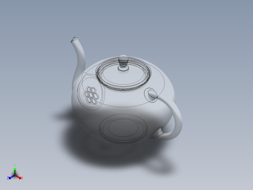 solidworks 茶几正等轴测缩略图