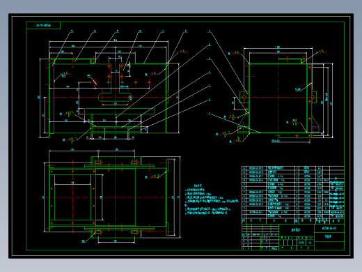 MS500刮板式输送机（全套CAD图）
